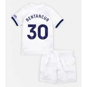 Tottenham Hotspur Rodrigo Bentancur #30 Hemmaställ Barn 2023-24 Kortärmad (+ Korta byxor)